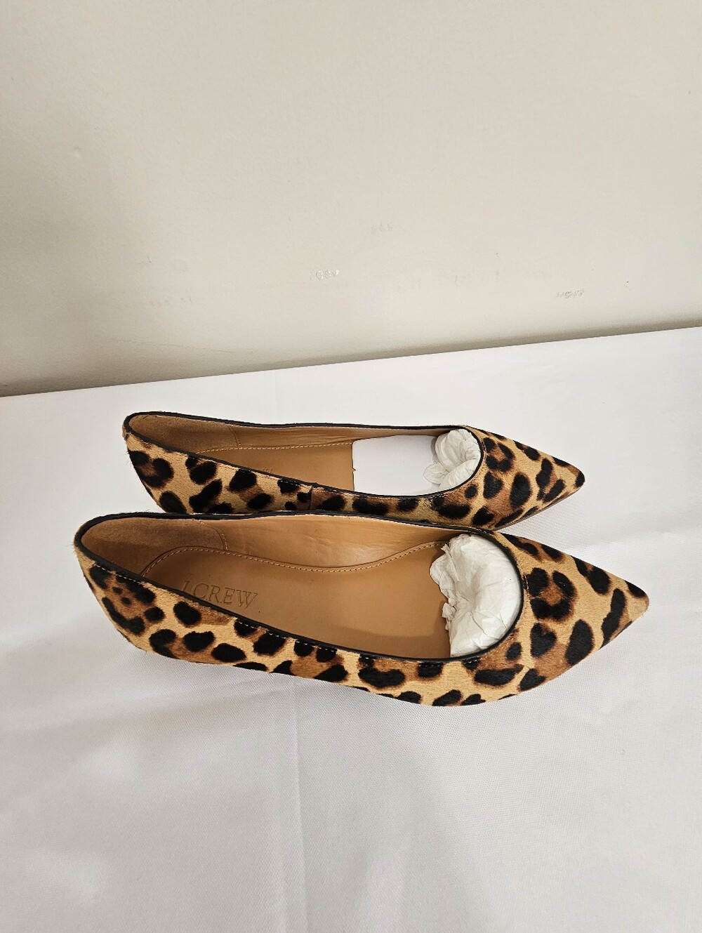 J. Crew Leopard Print Pointed Toe Flats - Brown/Black - Picture 12 of 12